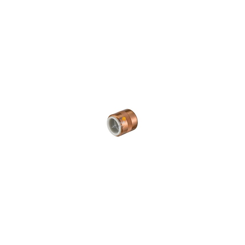 Machón doble rosca GAS/BSP de asiento plano de 1/2"