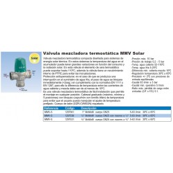 Válvula mezcladora termostática compacta MMV-S 3/4" Válvula mezcladora termostática compacta MMV-S 3/4"